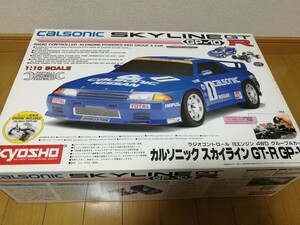 [В то время] Kyosho 1/10 10 Engine 4WD Group A Karcarsonic Skyline GT-R GP10 № 3077 Новый двигатель, оборудованный радиоуправление, выходящее из печати.