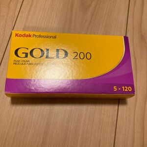 Kodak カラーネガティブフィルム GOLD 200 120 5本パック 1075597