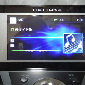 リモコン付き MD-〇 500GB SONY NETJUKE NAS-M700HD HDDコンポ HDD 160GB→ HDD 500GB 2.5インチ換装済み の画像4