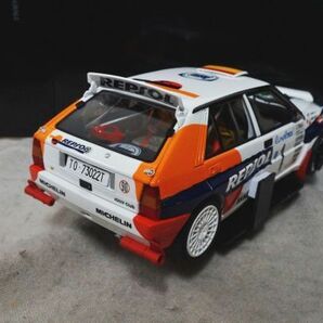 京商 ランチアデルタ HF INTEGRALE 1993 Monte Carlo ＃1 (totip) 1/18 ミニカー インテグラーレの画像3