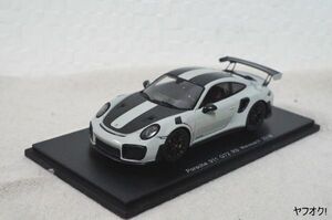 スパーク ポルシェ 911 GT2 RS Weissach 2018 1/43 ミニカー 白