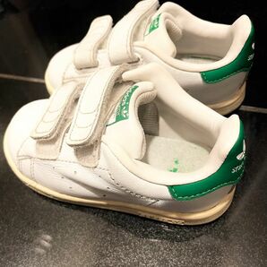 【adidas】STAN SMITH スニーカー(13cm) ホワイト×グリーン アディダス スタンスミス