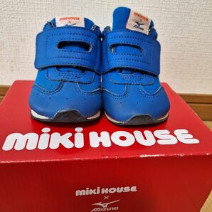 ミキハウス　ミズノ　コラボ　スニーカー　MIKI HOUSE　靴　ベビーシューズ　ファーストシューズ13.5 　