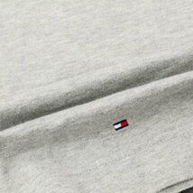 【中古】トミーヒルフィガー TOMMY HILFIGER コットン クルーネック 半袖Ｔシャツ グレーxダークネイビー【サイズM】_画像5