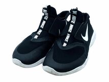 NIKE ナイキ キッズ フレックス ランナー ランニングシューズ スニーカー 22.5cm 黒 ■■ ☆ eda8 子供服_画像1