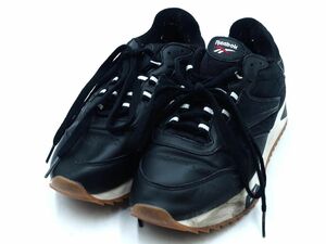 Reebok リーボック CL LTHR ATI 90S W オルターザアイコン レザー スニーカー size23.5/黒 ■■ ☆ eda8 レディース