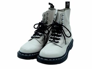 Dr.Martens ドクターマーチン 1460 PASCAL HDW レザー レースアップ ブーツ size37(23cm)/白 ■■◎ ☆ edb5 レディース