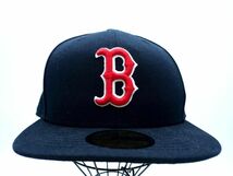 New Era ニューエラ 59FIFTY MLB ボストン・レッドソックス キャップ size59.6/紺 ■■ ☆ edb6 メンズ_画像3