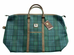  new goods arnold palmer Arnold Palmer check tote bag tea x green ## * edb7 men's 