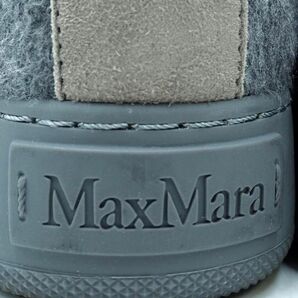 Max Mara マックスマーラ リアルファー 厚底 スニーカー size36（23ｃｍくらい）/グレーｘベージュ ◇■◎ ☆ edb8 レディースの画像7