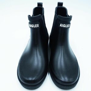 AIGLE エーグル サイドゴア レイン ブーツ size23.5ｃｍ/黒 ■■ ☆ edb8 レディースの画像3