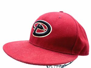 New Era ニューエラ 59FIFTY アリゾナ ダイヤモンドバックス キャップ 63.5ｃｍ赤 ■■ ☆ edb8 メンズ