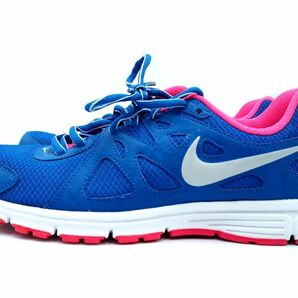 NIKE ナイキ REVOLUTION 2 554901-407 スニーカー size24.5ｃｍ/青ｘピンク ■■ ☆ edb9 レディースの画像2