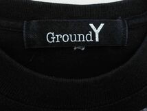 GroundY グラウンドワイ ヨウジヤマモト open your side 長袖 Tシャツ size3/黒 ■◇ ☆ eda1 メンズ_画像6