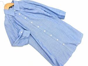  кошка pohs OK INDIVI Indivi linen. рубашка One-piece size05/ синий #* * eda3 женский 