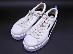 PUMA プーマ Mayze Lth Wns 厚底 スニーカー size25.5ｃｍ/オフホワイト ■■ ☆ eda4 レディース