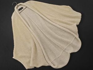 UNTITLED Untitled linen. lame do Le Mans cardigan size2/ beige #* * eda9 lady's 