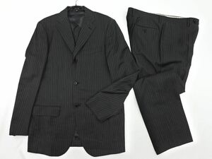 ZARA MAN ザラ マン ストライプ セットアップ ジャケット パンツ スーツ size54/グレー ■◇ ☆ eda9 メンズ