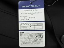 新品 THE SUIT COMPANY スーツカンパニー セットアップ ジャケット パンツ スーツ 3点セット size170/黒 ■◇ ☆ eda9 メンズ_画像9