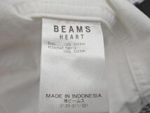 BEAMS HEART ビームスハート ワイドカラー 長袖 シャツ sizeM/白 ■◇ ☆ edb1 メンズ_画像6