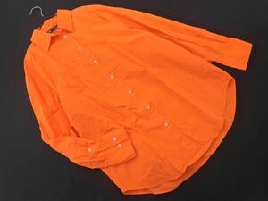  кошка pohs OK ZARA Zara большой размер рубашка sizeS/ orange #* * edb2 женский 