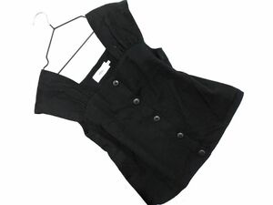  cat pohs OK AZUL BY MOUSSY azur bai Moussy front button bustier sizeS/ black #* * edb2 lady's 