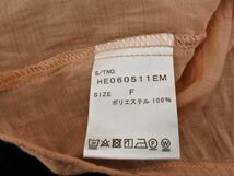 ネコポスOK Heather ヘザー カットショルダー ブラウス シャツ sizeF/オレンジ ■◇ ☆ edb5 レディース_画像6