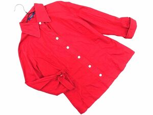 ROPE Rope shirt sizeM/ red #* * edb5 lady's 