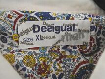 Desigual デシグアル パッチワーク 長袖 シャツ sizeXL/白ｘ青 ■◇ ☆ edb6 メンズ_画像5