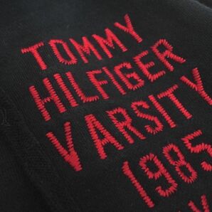 TOMMY HILFIGER トミーヒルフィガー ロゴ刺繍 ジップアップ パーカー sizeXL/黒 ■◇ ☆ edb6 メンズの画像5