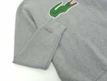 LACOSTE ラコステ ビッグロゴ トレーナー プルオーバー size3/グレー ◇■ ☆ edb7 メンズ_画像2