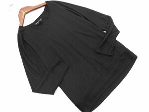 ネコポスOK BANANA REPUBLIC バナナリパブリック プルオーバー カットソー sizeS/黒 ■◇ ☆ edb8 レディース