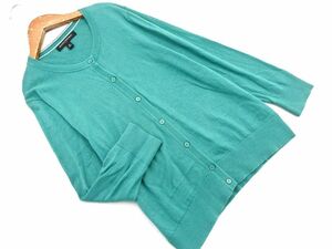 ネコポスOK BANANA REPUBLIC バナナリパブリック ニット カーディガン sizeS/緑 ■◇ ☆ edb8 レディース