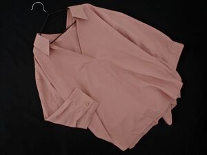  cat pohs OK Cecil McBee ribbon pull over shirt sizeM/ pink #* * edb9 lady's 