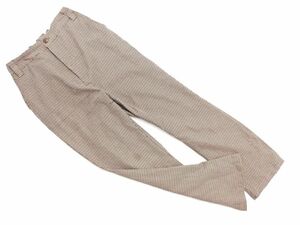 AS KNOW ASaznouaz total pattern pants sizeF/ tea ## * edb9 lady's 