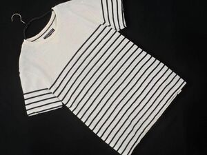 ネコポスOK TOMMY HILFIGER トミーヒルフィガー ボーダー Tシャツ sizeXL/白 ■◆ ☆ edb9 メンズ