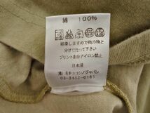 ネコポスOK YEN JEANS エンジーンズ プリント 長袖 Tシャツ sizeL/カーキ ■◇ ☆ edc3 メンズ_画像5