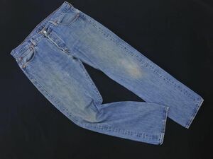 LEVI’S リーバイス 501 00501-0193 ボタンフライ USED加工 デニムパンツ size34/青 ■■ ☆ edc4 メンズ