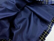 BURBERRY バーバリー ウール100% ボックプリーツ チェック スカート size160A/青 ◇■ ☆ edc3 子供服_画像4