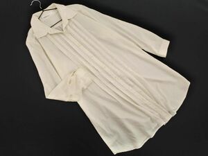  cat pohs OK CLEAR IMPRESSION clear Impression tuck blouse shirt size3/ ivory #* * edc4 lady's 