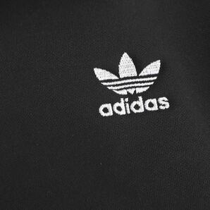 adidas originals アディダスオリジナルス ショート丈 トラック ジャケット sizeM/黒 ■◇ ☆ edc2 レディースの画像3