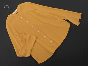 UNTITLED Untitled blouse shirt size2/ Camel #* * edc2 lady's 