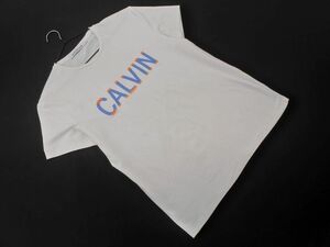 Calvin Klein Calvin Klein Logo embroidery T-shirt sizeL/ white #* * edc2 men's 