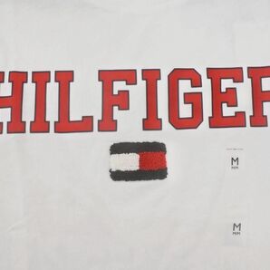 ネコポスOK 新品 TOMMY HILFIGER トミーヒルフィガー ロゴ プリント Tシャツ sizeM/白 ■◆ ☆ edc2 メンズの画像3