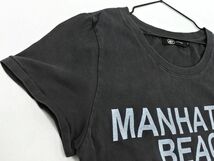 ネコポスOK JET LOS ANGELES ジェットロサンゼルス ロゴ プリント 半袖 Tシャツ size4/グレー ■◆ ☆ edc6 レディース_画像3