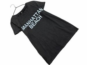 ネコポスOK JET LOS ANGELES ジェットロサンゼルス ロゴ プリント 半袖 Tシャツ size4/グレー ■◆ ☆ edc6 レディース