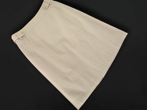 NATURAL BEAUTY BASIC ナチュラルビューティーベーシック Aライン 台形 スカート sizeS/ベージュ ■◇ ☆ edc6 レディース