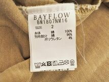 BAYFLOW ベイフロー クルーネック 半袖 Tシャツ size2/ベージュ ■◆ ☆ edc6 メンズ_画像7