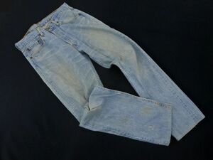 LEVI’S リーバイス ボタンフライ デニムパンツ size31/水色 ■■ ☆ edc5 メンズ