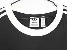 ネコポスOK adidas originals アディダスオリジナルス Tシャツ sizeL/黒 ■◆ ☆ edc9 レディース_画像3